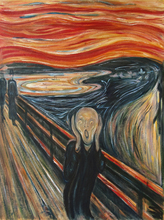 Oil painting (Scream) by Edvard Munch famous oil painting on canvas for wall decoration high quality 2024 - buy cheap