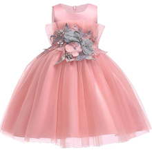 Vestido infantil para meninas, de natal, vestido de princesa para baile de casamento e concurso 2024 - compre barato