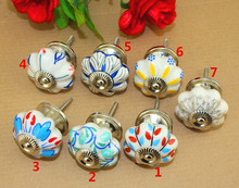 2 PCS  knobs pumpkin ceramic handles knobs pumpkin porcelain handles and knobs 2024 - buy cheap