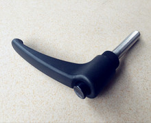 Tornillo de mano ajustable de plástico y nailon, accesorio de acero inoxidable tipo L, tornillo de posición, tornillos con mango, M10x(15-80mm de longitud), 1 Uds. 2024 - compra barato