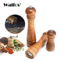 WALFOS Kitchen Tools Salt and Pepper Mill Solid Wood Pepper Mill with Strong Adjustable Ceramic Grinder  Kitchen Tools 2024 - buy cheap