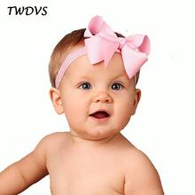 TWDVS Kids Girls Bow Headband Elastic Hair Accessories Bowknot Hair band Ring Hair Accessories Bow Headband hairband W116 2024 - buy cheap