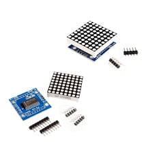 Módulo de microcontrolador MAX7219 dot, KIT DIY (hei) 2024 - compra barato
