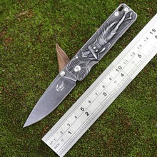 Enlan-cuchillo plegable M033 8Cr13Mov, escultura de hoja, mango de diosa, para acampar al aire libre, caza, portátil para llave de bolsillo 2024 - compra barato