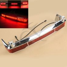 Chrome LED Tail Running Brake Light For Harley Touring Trunk King Tour Pack Wrap Around 09-13 2024 - buy cheap