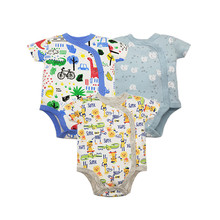 3PCS/LOT Cotton Baby Bodysuits Newborn Baby Clothing Baby Boys Girls Summer Clothes Short Sleevele Infant Jumpsuit 0-24M 2024 - buy cheap