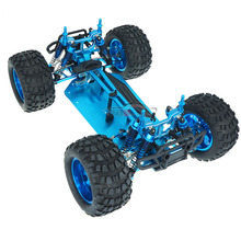 Coche modelo de juguete todoterreno RC 4WD 1/10, Buggy, Camioneta Monstruo Bigfoot, Marco vacío de Metal, sin escobillas, versión ilimitada HSP 94111 2024 - compra barato
