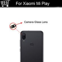 Оригинальный новый для Xiaomi Mi Play задняя камера стеклянный объектив для Xiaomi Mi Play запасные части для замены XiaomiMi Play 2024 - купить недорого