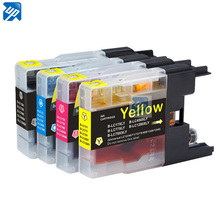 4pk Printer Ink Cartridge for Brother LC71 LC75 LC73 MFC-J430W MFC-J825DW MFC-J835DW DCP-J525N DCP-J540N DCP-J740N Printer 2024 - buy cheap