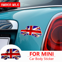 AMBERMILE para Mini Cooper R55 R56 R57 R58 R59 R60 R61 F54 F55 F56 F57 F60 Etiqueta para Mini Cooper um S Decalques Do Corpo Do Carro Adesivo 2024 - compre barato