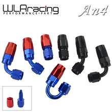 WLR AN4 Oil Fuel Swivel Hose Anoized Aluminum Straight Elbow 45 180 Degree Hose End Oil Fuel Reusable Fitting 2024 - buy cheap