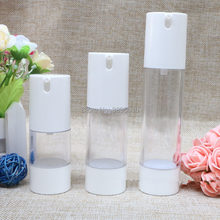 15ml 30ml 50ml White Empty Plastic Shampoo Cosmetic Sample Containers Emulsion Lotion Airless Pump Bottles F450 2024 - buy cheap