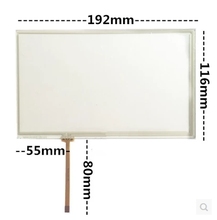 10pcs/lot 192*161mm new 8 inch resistive touch screen 2024 - buy cheap