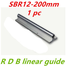 Carril lineal SBR12 200mm 12mm SBR12 L 200mm para piezas cnc que funcionan con bloque SBR12UU guía lineal de 12mm (no SBR12UU en este enlace) 2024 - compra barato
