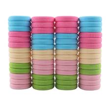 DIANXINAG Fashion Elastic Hair Bands Head rope hair accessories for girls kids (Spring color mix) 100pcs/lot NL8837 2024 - buy cheap