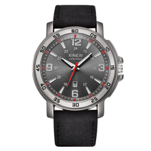 Top Famous Luxury Brand Watches Mens Leather Band Date Quartz Wrist Watch Men Business Gifts Big Watch Montres de Marque de Luxe 2024 - buy cheap