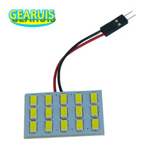 100set Car Dome light 15 SMD 5630 15smd 5730 LED Car Interior roof panel reading Auto with t10 ba9s festoon 2 adapters White 12v 2024 - buy cheap