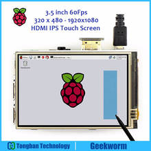 Raspberry Pi 4 60FPS 3.5 inch Touch Screen 320x480-1920x1080 OSD Hdmi IPS Display for Raspberry Pi 4 Model B/3B+/3B/2B/Zero W 2024 - buy cheap