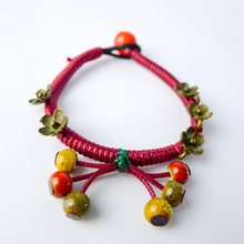 Red Rope DIY Ceramic beaded bracelets Hand-made Bohemian Charm Bracelets For Women #EY304 2024 - buy cheap