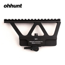 ohhunt Quick Detach AK Gun Rail Scope Mount Base Picatinny Side Rail Mounting For AK 47 AK 74 Black Tan Free Shipping 2024 - buy cheap