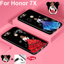 Phone Cases  For Honor 7X Case coque soft Silicone Cover bag funda 5.93'' For Honor 7 X bag case honor7x phone cases shell 2024 - buy cheap