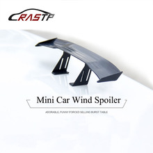 Rastp-carro 17cm de fibra de carbono preta, aerofólio de decoração gt, pequeno, asa traseira, aerofólio 2024 - compre barato