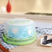 8-10 дюймов коробка для упаковки торта на день рождения многоразовый держатель для торта с яйцами для кексов портативная коробка для запечатывания торта на вынос пластиковые коробки для торта с пряжкой 2024 - купить недорого