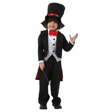 black magic costume for children magic costume kid halloween magician costume magician kids costume 2024 - buy cheap
