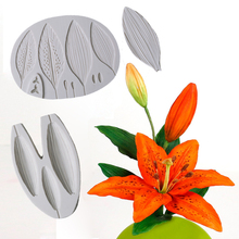 Flower Pro Lily & Lily Buds Mould Silicone Mold Fondant Cake Decorating Tool Gumpaste Sugarcraft Chocolate Forms Bakeware 2024 - buy cheap