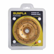 Gunpla 4,5 "Алмазный сегмент шлифовальный круг двухрядный шлифовальный диск для бетона гранита камня мрамора 2024 - купить недорого