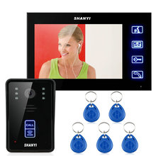 ENNIO-Monitor a Color de 7 pulgadas, sistema de teléfono de puerta con vídeo táctil, cámara infrarroja, RFID 2024 - compra barato