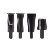 Factory Sale 4pcs/lot Tobacco Pipe Accessories Black Acrylic Mouthpiece Fit with 3mm Metal Filter bj0006-bj0010 2024 - buy cheap