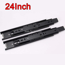 Hot 32Pairs Portable 3 Fold Telescopic Fully Extension 24''/600mm Drawer Runner Slides Rail Heavy Duty Furniture Hardware E178-9 2024 - buy cheap