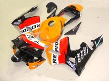 Kit de carenagem h-para honda cbr600rr, cbr, 600rr, cbr 600 rr, f5, 2003, 2004, 03, 04, vermelho, laranja, branco, carroceria, abs, motocicletas 2024 - compre barato