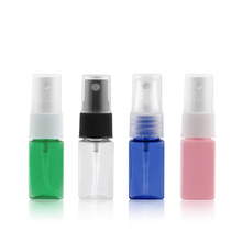 10ml 50 Uds. Verde/claro/azul/Rosa botella recargable de viaje botella de aerosol líquido atomizador de Perfume de plástico PET contenedor cuadrado 2024 - compra barato