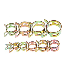 100Pcs 6-22mm Spring Clip Fuel Line Hose Water Pipe Air Tube Clamps Fastener 2024 - buy cheap