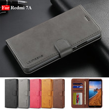 Funda de cuero Vintage para Redmi 7A, carcasa magnética con tapa para teléfono Xiaomi Redmi 7A, ranura para tarjeta 7A 2024 - compra barato