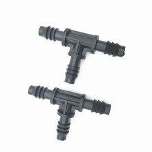 100 Pcs Watering Shunt connector 8/11 Tee black Irrigation Water Hose Garden Hose Connectors 2024 - buy cheap