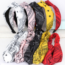 Ethnic Retro Knot Turban Headband Hairband Women Girls Hair Head Bands Hoop Wrap Accessories For Women Turban Scrunchy Headdress 2024 - buy cheap