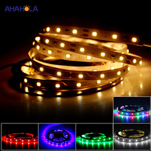 led strip 12v 5m warm white red blue rgb tape light-emitting diode smd 2835 led strip for car 2024 - buy cheap