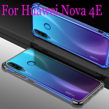 Ultra Slim Clear Soft Shockproof Phone Cover For Huawei Nova 4E Transparen Air Cushion Shockproof Soft Case For Huawei Nova 4 E 2024 - buy cheap
