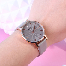 Reloj hombre минималистичные бриллиантовые круглые часы с кожаным циферблатом, женские часы-браслет, кварцевые наручные часы moda mujer, аналоговые часы B30 2024 - купить недорого