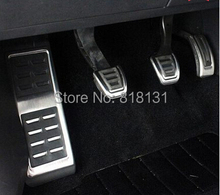 For 2015 LHD Octavia A7  Stainless Steel Manual Transmission MT Pedal cover  (Include Footrest+Gas+Clutch+Brake Pedal) 2024 - buy cheap