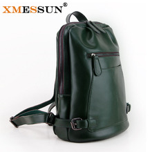 XMESSUN Brand Genuine Leather Backpacks Real Leather Shoulder Bags Preppy School Bag Leather Women's Backpack Travel Bags B645 2024 - buy cheap