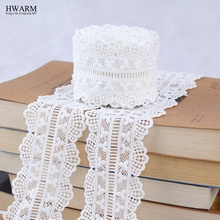 african lace fabric ribbon wedding decoration trim DIY 2yard Exquisite Water-soluble Embroidery Milk Silk Lace New White laces 2024 - buy cheap