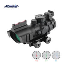 AOMEKIE 4X32 ACOG Riflescope Reflex Optics Scope Tactical Sight for Hunting Rifle Airsoft Sniper 20mm Dovetail Rail Mount 2024 - buy cheap