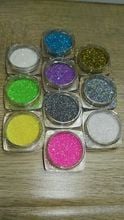 5g/jarra, 10 frascos/conjunto, manicure beleza 10 cores unha arte acrílica de glitter tira uv pó polonês, kgp0144 2024 - compre barato