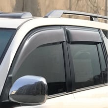 Car Styling Brand New For TOYOTA Prado 2003-2009 ABS Chrome Car Sun Rain Shield Stickers Covers Car - Styling Awnings Shelters 2024 - buy cheap