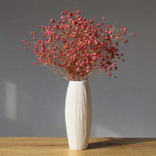 8 polegada cachoeira texturizado design elegante vaso de flores cerâmica branca ornamento desktop para decoração casa 2024 - compre barato