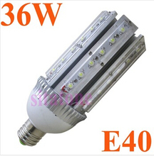 Frete grátis venda AC85-265V e40 e27 36w led milho luz bridgelux 130lm/w ,36*1 lâmpada led streetlight 2024 - compre barato